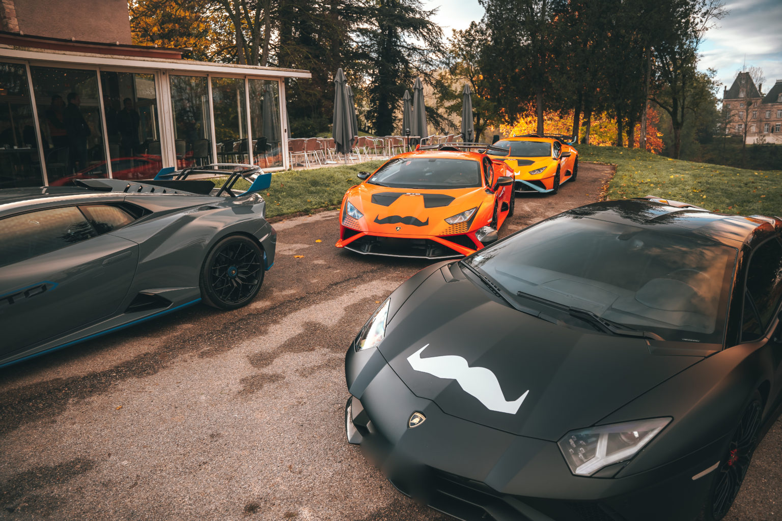 Movember Bull Run &mdash; sur la route